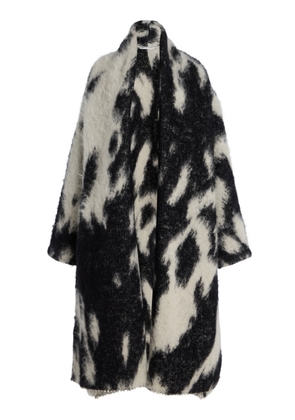 Oscar de la Renta Oversized Mohair-Wool Coat - Moda Operandi