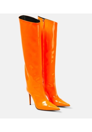 Alexandre Vauthier Patent leather knee-high boots