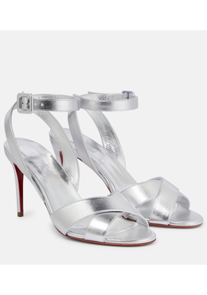 Christian Louboutin Mariza 85 metallic leather sandals