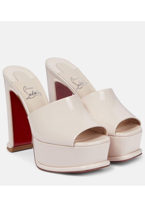Christian Louboutin Amali Alta patent leather mules