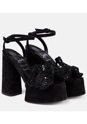 Christian Louboutin Deia Frou Alta macrame sandals
