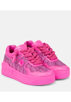 Valentino Garavani One Stud XL Toile Iconographe platform sneakers