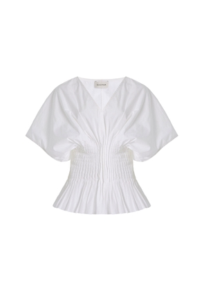 House of Dagmar Cotton Poplin Top - Moda Operandi