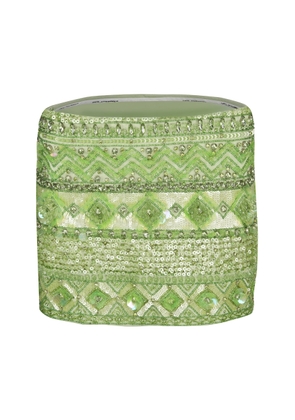 DES_PHEMMES Silk Chiffon Mini Skirt - Moda Operandi