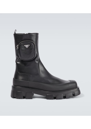 Prada Leather ankle boots