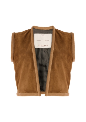 Giuliva Heritage The Lia Suede Vest - Moda Operandi