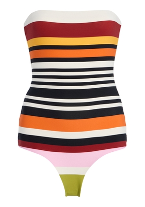Cala de la Cruz Alison Strapless One-Piece Swimsuit - Moda Operandi