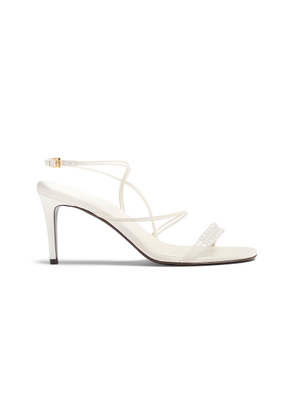 Khaite Loop Beaded Leather Sandals - Moda Operandi