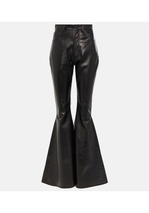 Alaia Flared leather pants