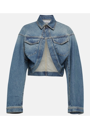 Alaia Cropped denim jacket