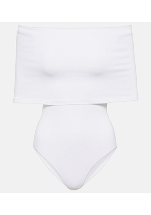 Alaia Off-shoulder knit bodysuit