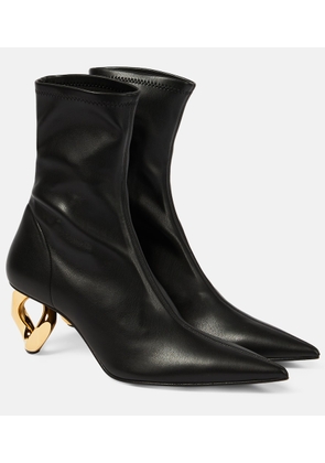 JW Anderson Chain leather ankle boots