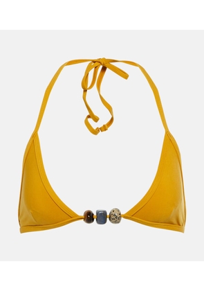 Christopher Esber Embellished bikini top