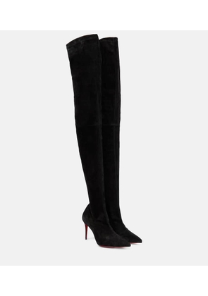 Christian Louboutin Kate Botta 85 suede over-the-knee boots