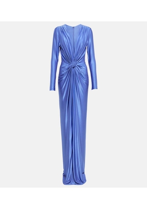 Costarellos Swanson satin gown
