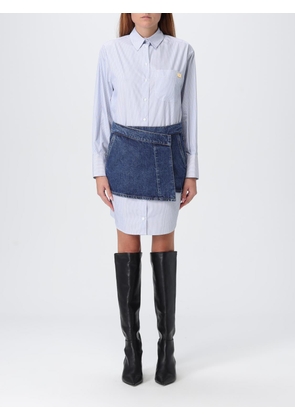 Dress ELISABETTA FRANCHI Woman color Blue