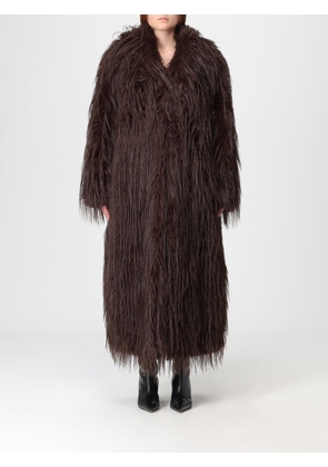 Fur Coat MEIMEIJ Woman color Brown