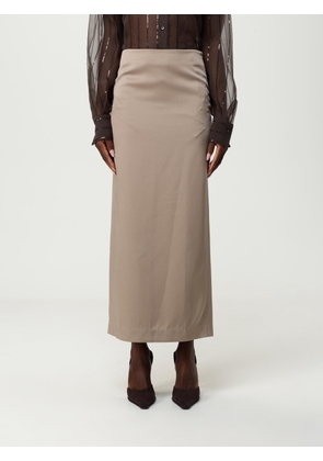 Skirt BRUNELLO CUCINELLI Woman color Grey