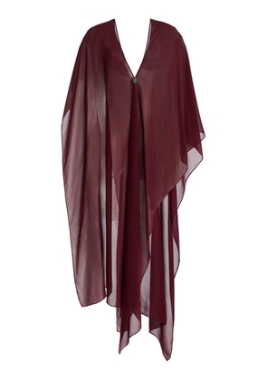 Carla Zampatti Cascata Georgette Wrap - Moda Operandi