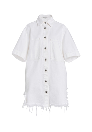 Stella McCartney Distressed Denim Shirt - Moda Operandi
