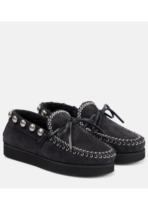 Isabel Marant Forley shearling-lined suede mocassins