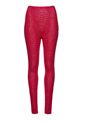 Magda Butrym High-Waisted Crochet Pants - Moda Operandi