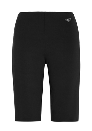 Prada Logo-Detailed Stretch-Jersey Biker Shorts - Moda Operandi