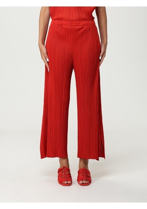 Pants PLEATS PLEASE ISSEY MIYAKE Woman color Red