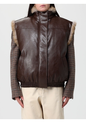 Fur Coat MSGM Woman color Mink