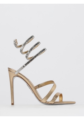 Heeled Sandal RENE CAOVILLA Woman color Gold