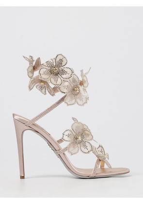 Heeled Sandal RENE CAOVILLA Woman color Blush Pink