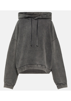 Acne Studios Cropped cotton hoodie