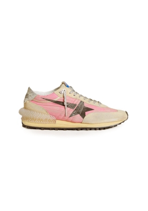 Golden Goose Running Marathon Leather-Trimmed Nylon Sneakers - Moda Operandi
