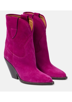 Isabel Marant Leyane suede cowboy boots