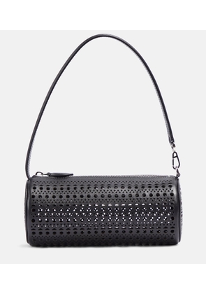 Alaia Tube perforated leather shoulder bag