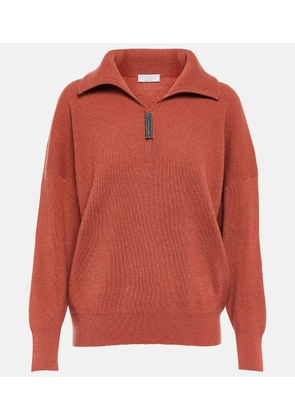 Brunello Cucinelli Cashmere polo sweater