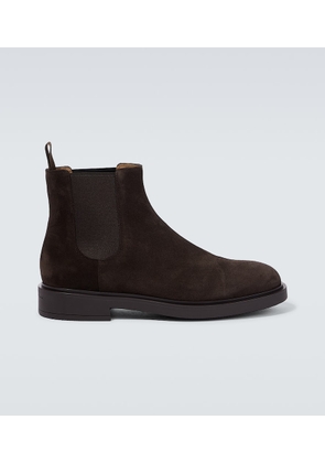 Gianvito Rossi Douglas suede chelsea boots