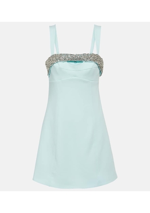 Simkhai Lenny embellished crepe minidress