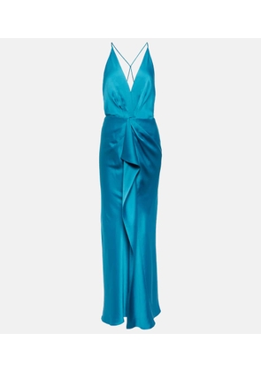 Simkhai Giana draped satin gown