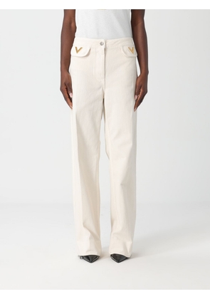 Jeans VALENTINO Woman color White