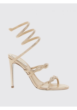 Heeled Sandal RENE CAOVILLA Woman color Beige