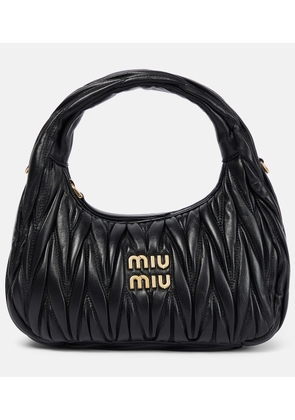 Miu Miu Miu Wander matelasse leather shoulder bag