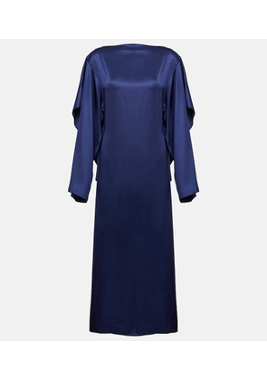 MM6 Maison Margiela Draped satin midi dress