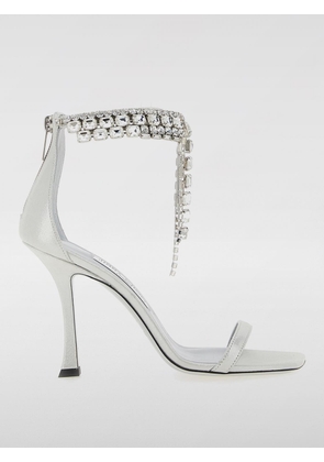Heeled Sandal JIMMY CHOO Woman color Silver