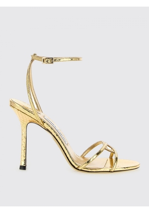 Heeled Sandal JIMMY CHOO Woman color Gold