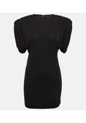 Wardrobe.NYC Ruched jersey minidress
