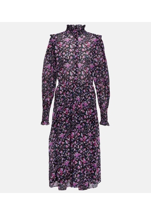 Marant Etoile Galoa floral cotton midi dress
