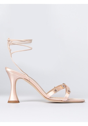 Heeled Sandal MANOLO BLAHNIK Woman color Blush Pink