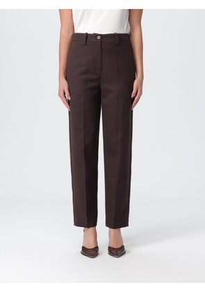 Pants ALYSI Woman color Cocoa