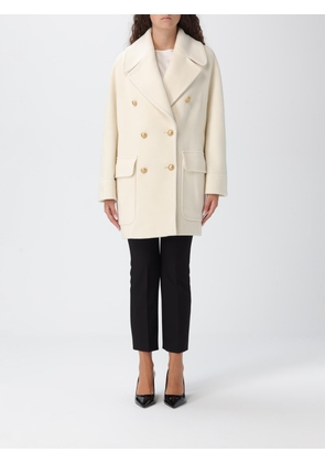Coat TAGLIATORE Woman color Yellow Cream